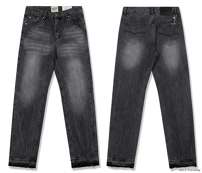 Gallery Dept. Distressed Black Jeans