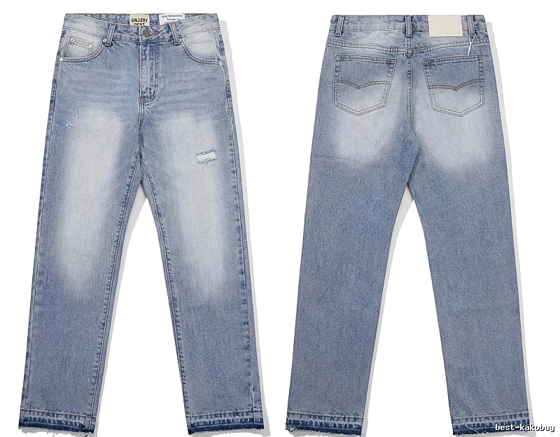 Gallery Dept. distressed light blue jeans