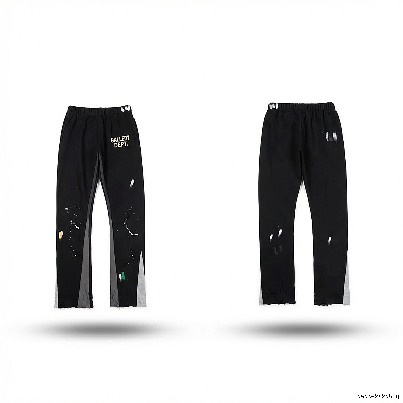 Gallery Dept Graffiti Street Style Black Pants
