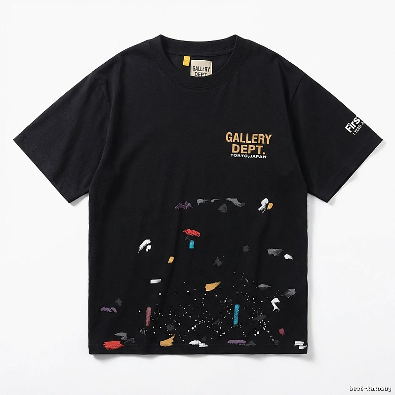 Gallery Dept Graffiti Style Black T-shirt