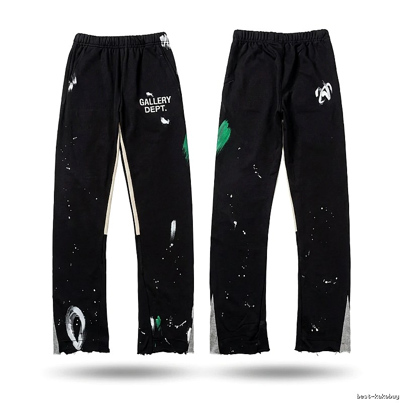 Gallery Dept Graffiti Style Black Trousers