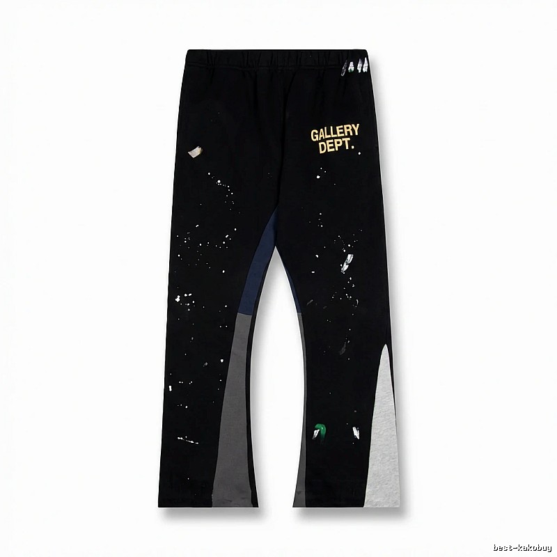 Gallery Dept Graffiti Style Black Trousers