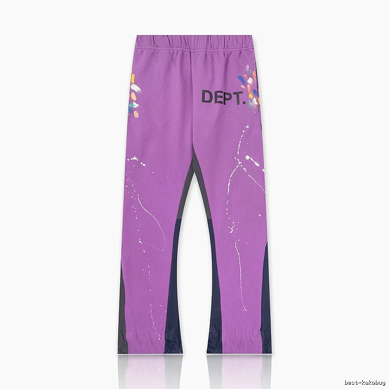Gallery Dept Graffiti Style Purple Long Pants