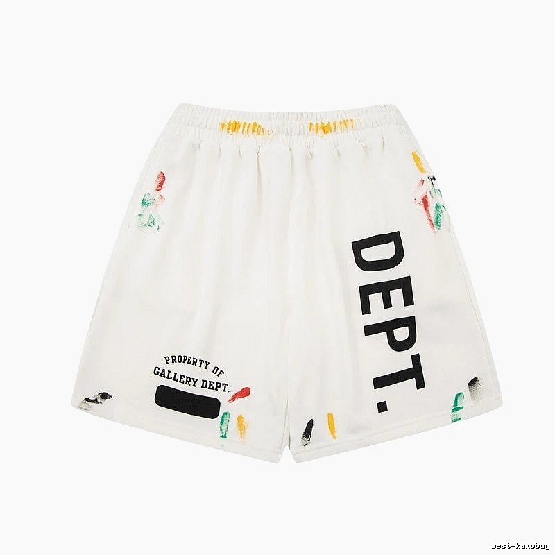 Gallery Dept graffiti-style white shorts