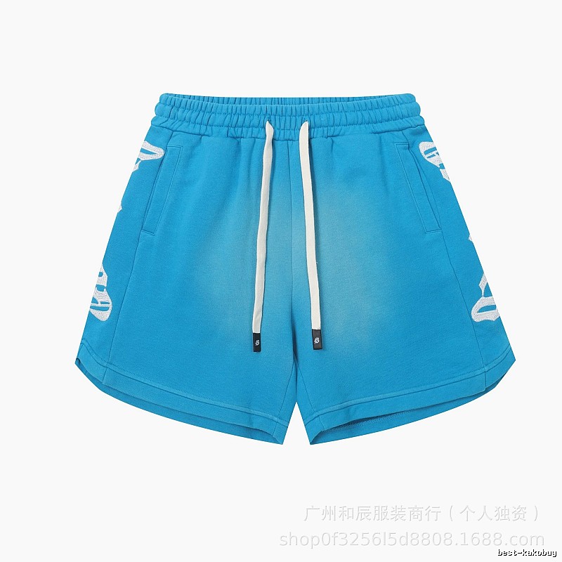 Godspeed Printed Street Style Bright Blue Shorts