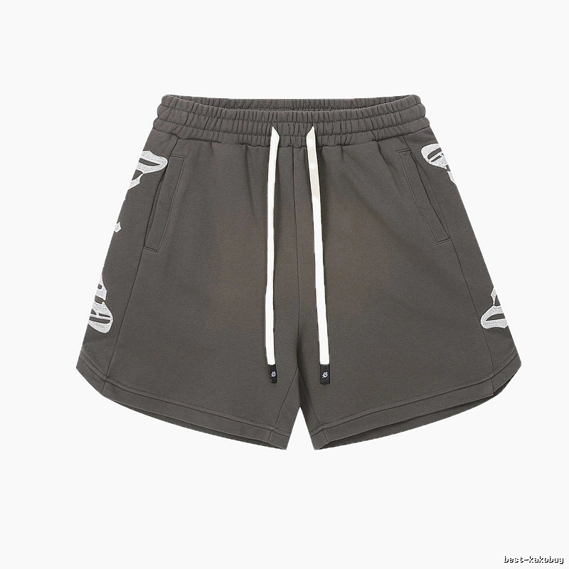 Godspeed Printed Street Style Charcoal Gray Casual Shorts