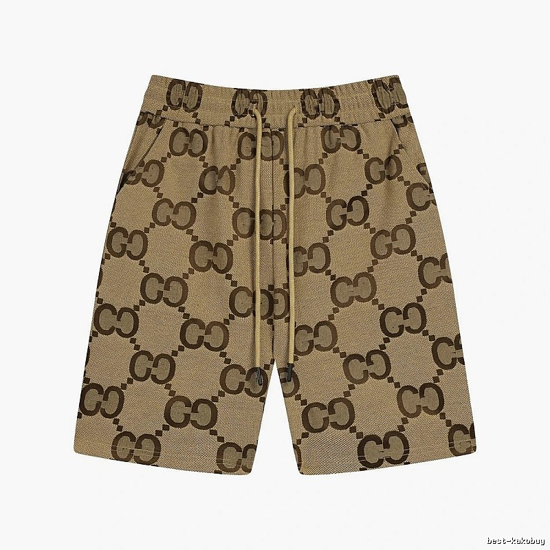 Gucci Double G Brown Retro Shorts