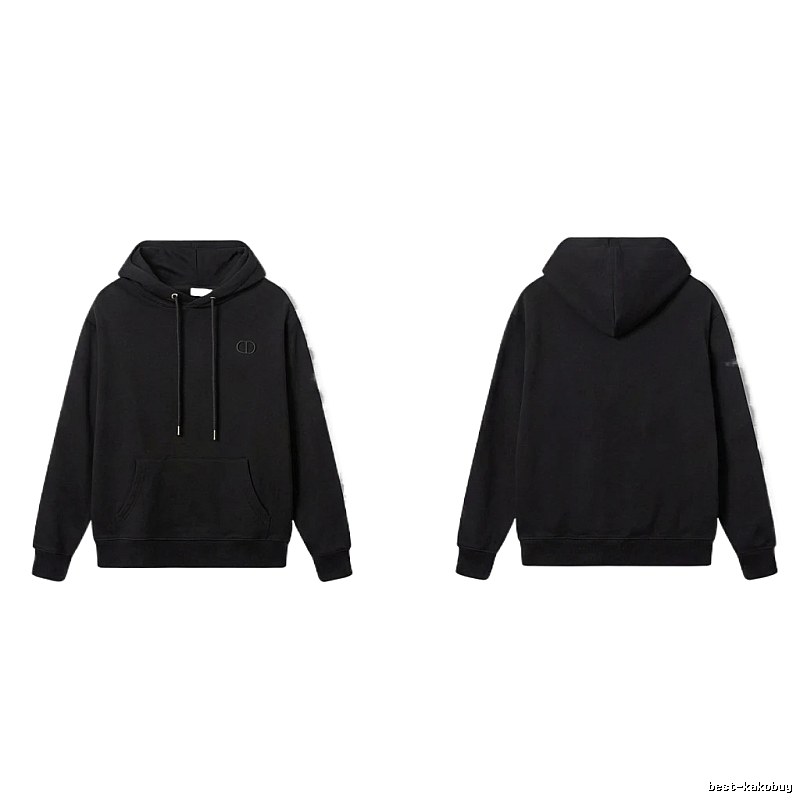 Gucci minimalist style black hoodie