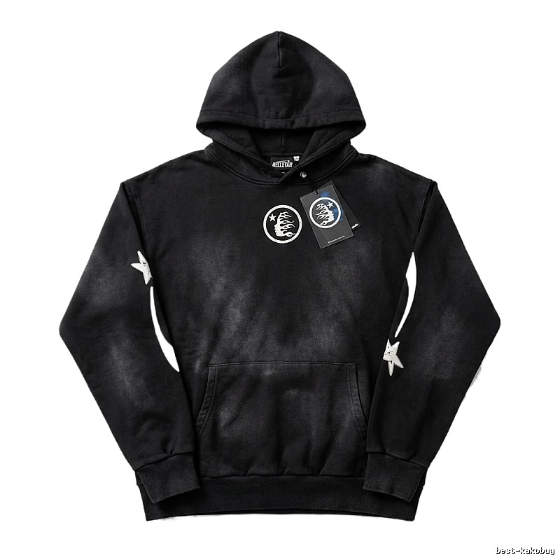 Hellstar dark style black hoodie