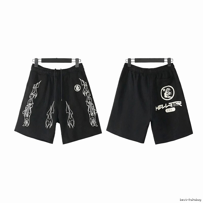 Hellstar dark style printed shorts
