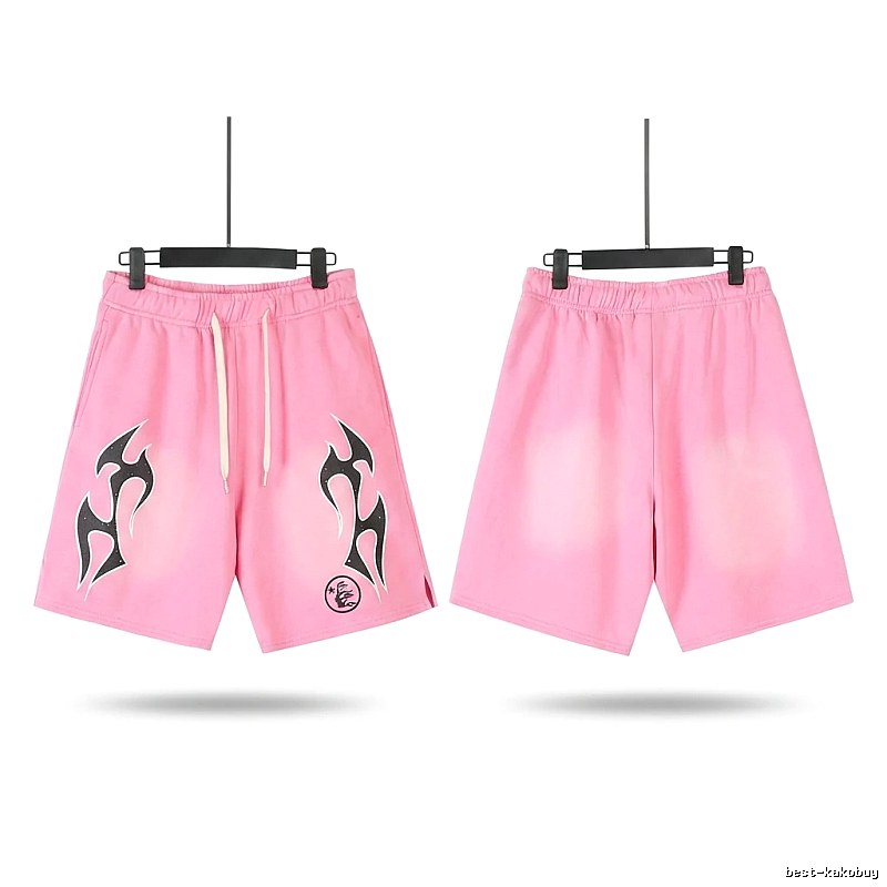 Hellstar Flame Wind Pink Shorts