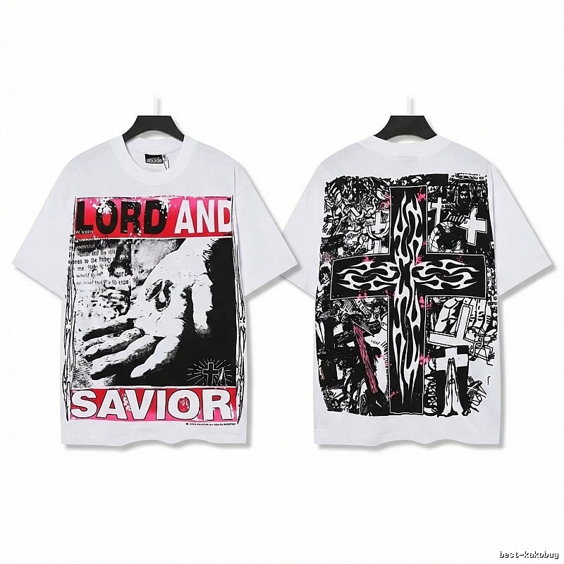 Hellstar religious style white T-shirt