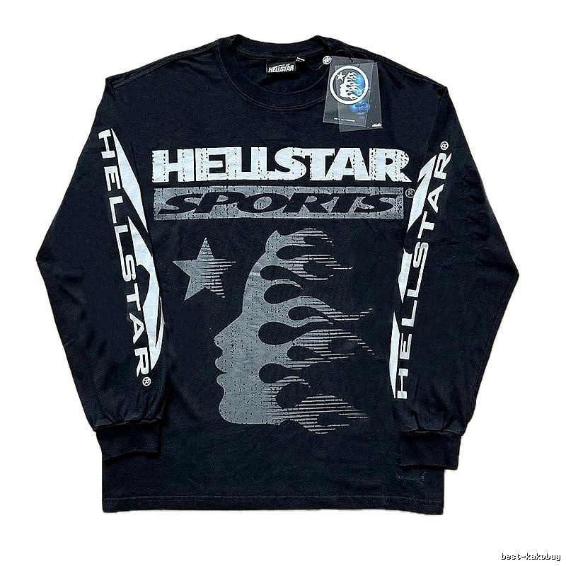 Hellstar Sporty Style Black Long Sleeve