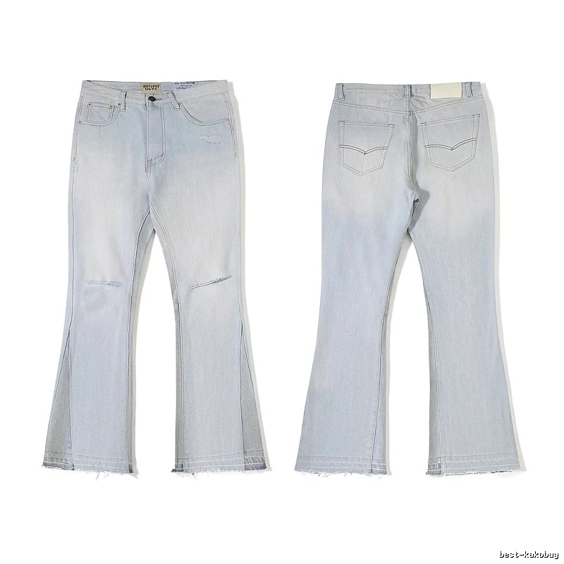 Hole-flared jeans from Gallery Dept.