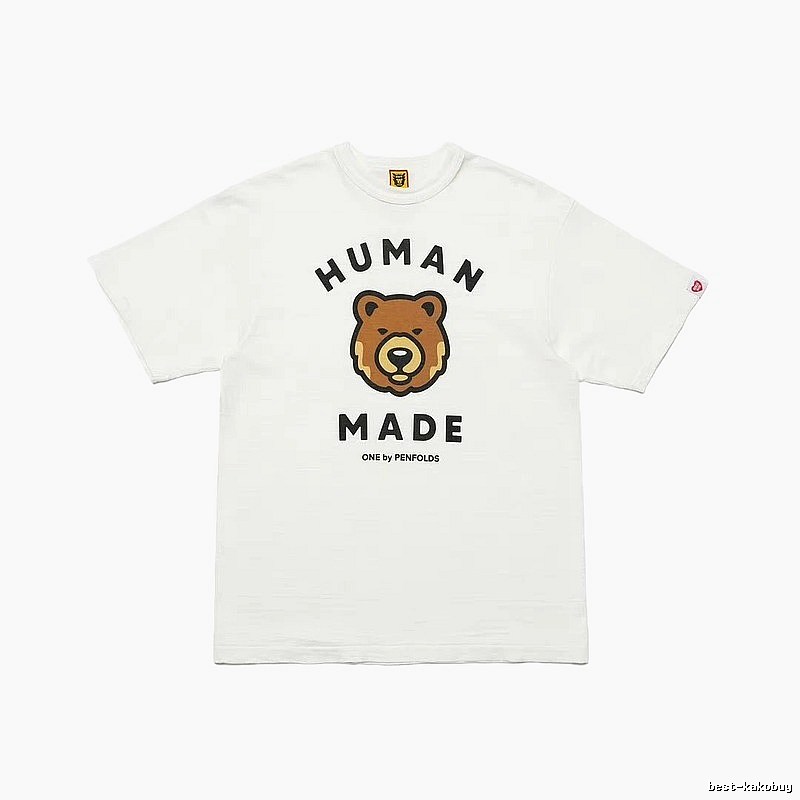 HUMAN MADE Bear Head Japanese Retro White T-Shirt