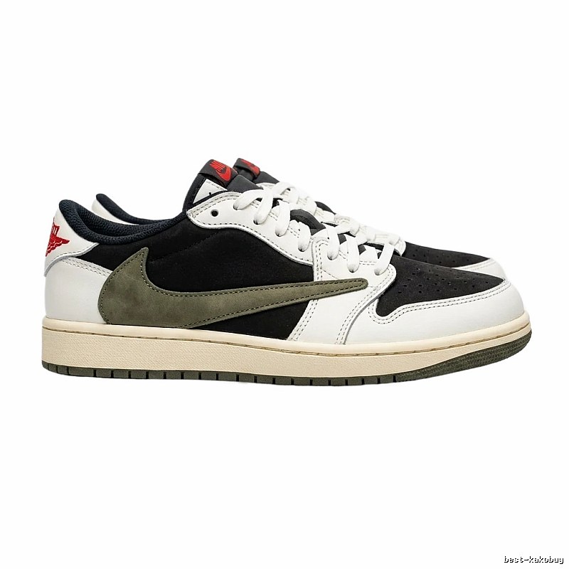 Jordan AJ1 Black and White Retro Sneakers