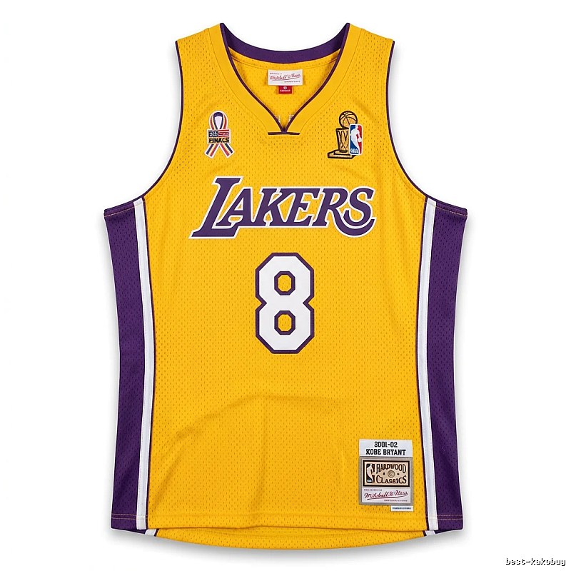 Kobe Lakers retro yellow-purple jersey