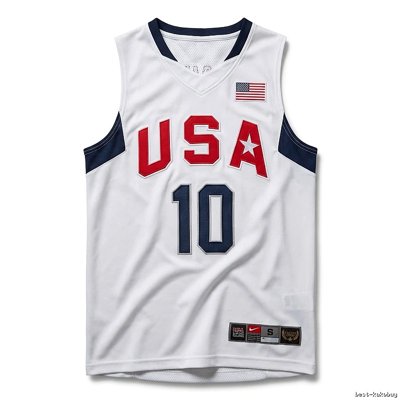 Kobe USA series sporty white jersey