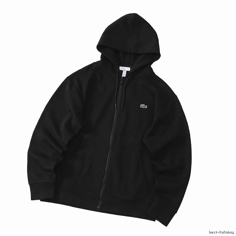 Lacoste classic black hoodie