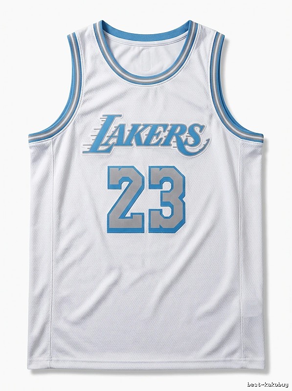 LBJ Lakers retro white jersey
