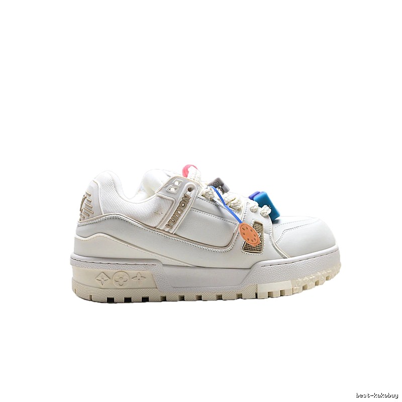 Louis Vuitton LV Trainer casual white shoes
