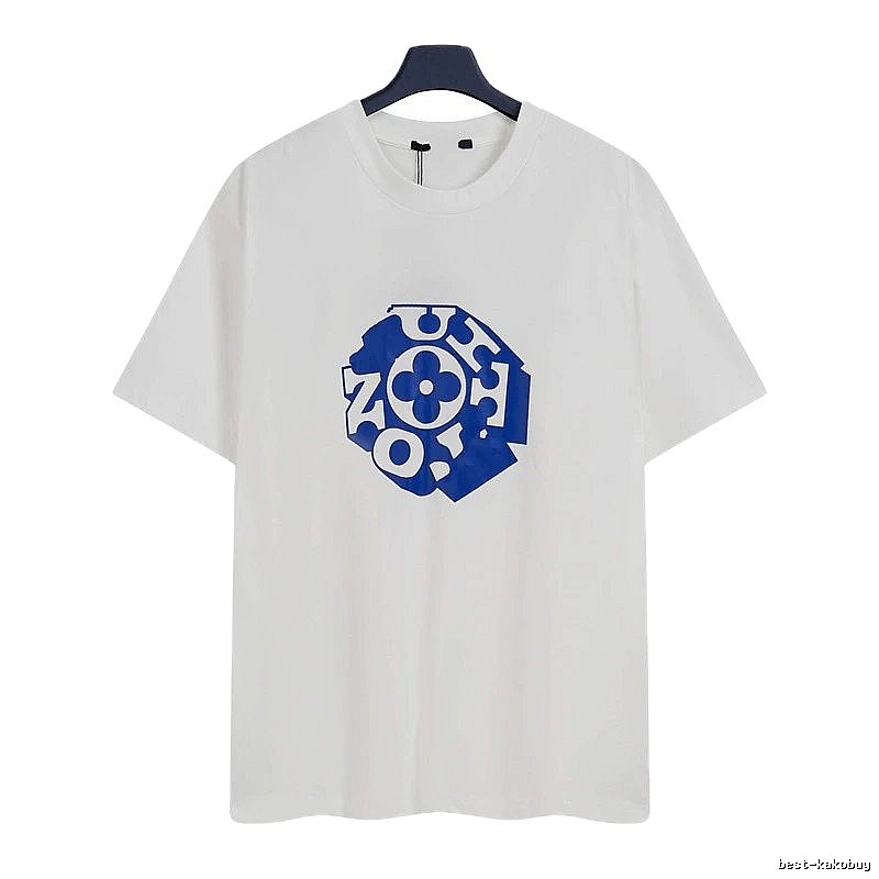 Louis Vuitton Printed Trendy Style White Short-sleeve T-shirt