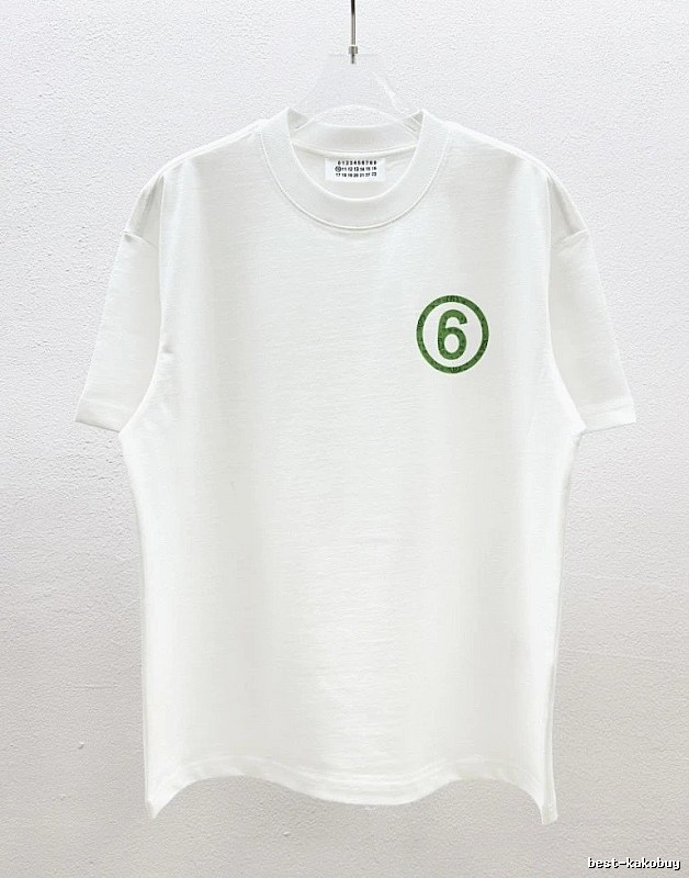 Maison Margiela MM6 Minimalist Style White T-Shirt