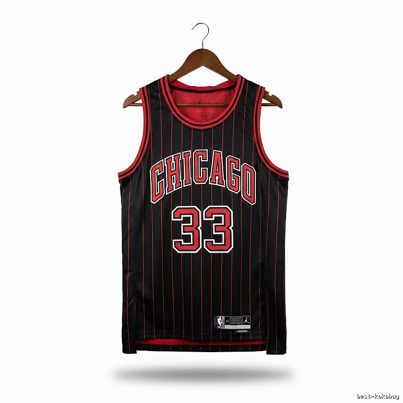 Michael Jordan retro black and red jersey