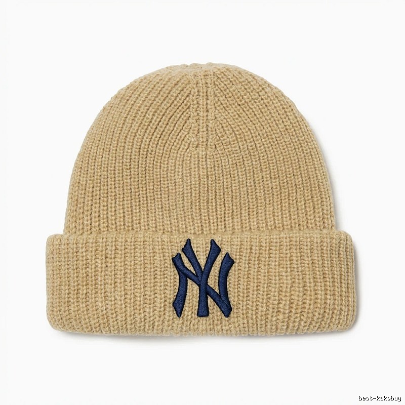 MLB classic beige knitted hat