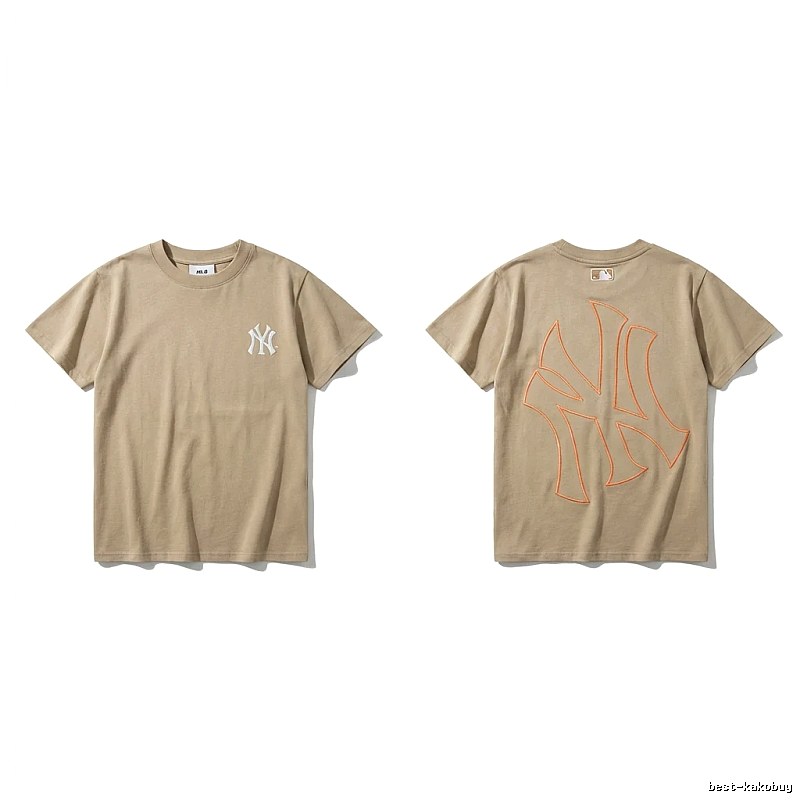 MLB retro style khaki T-shirt
