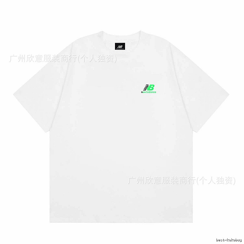 New Balance Casual Series Minimalist Style White T-Shirt