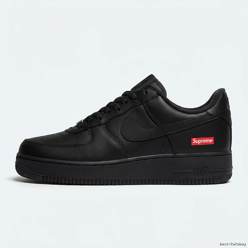 Nike Air Force 1 black trendy sneakers
