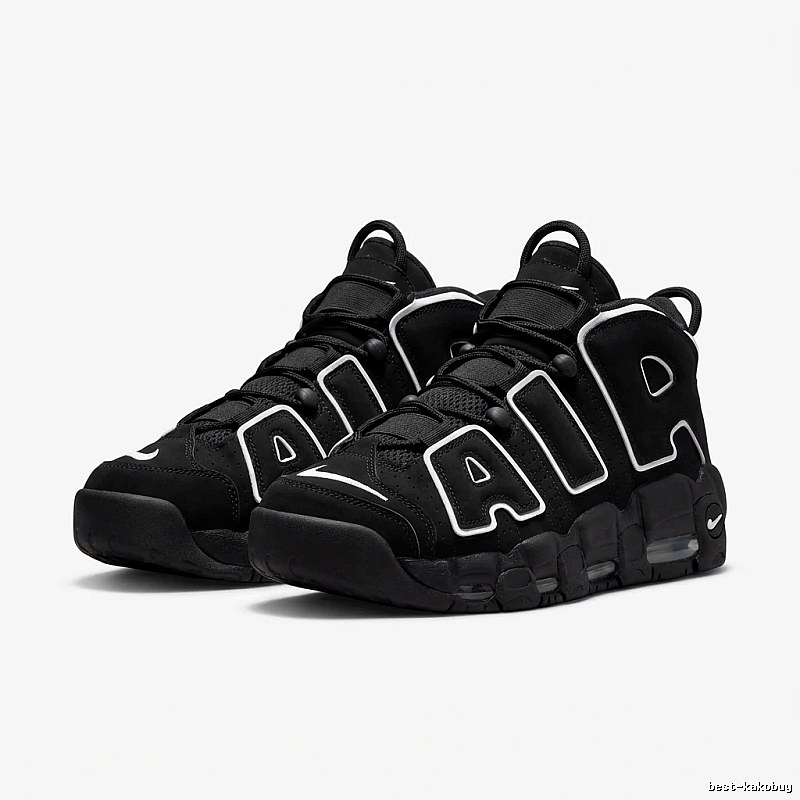 Nike Air More Uptempo Black and White
