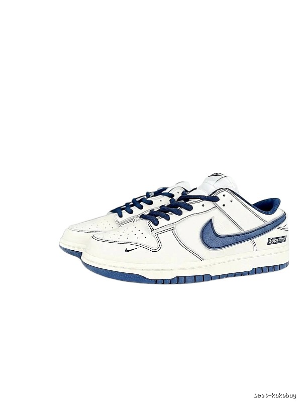 Nike co-branded blue and white casual shoes