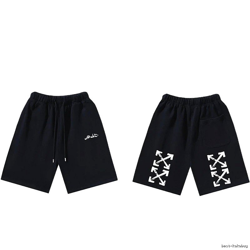 Off-White Style 009 Trendy Cool Black Shorts