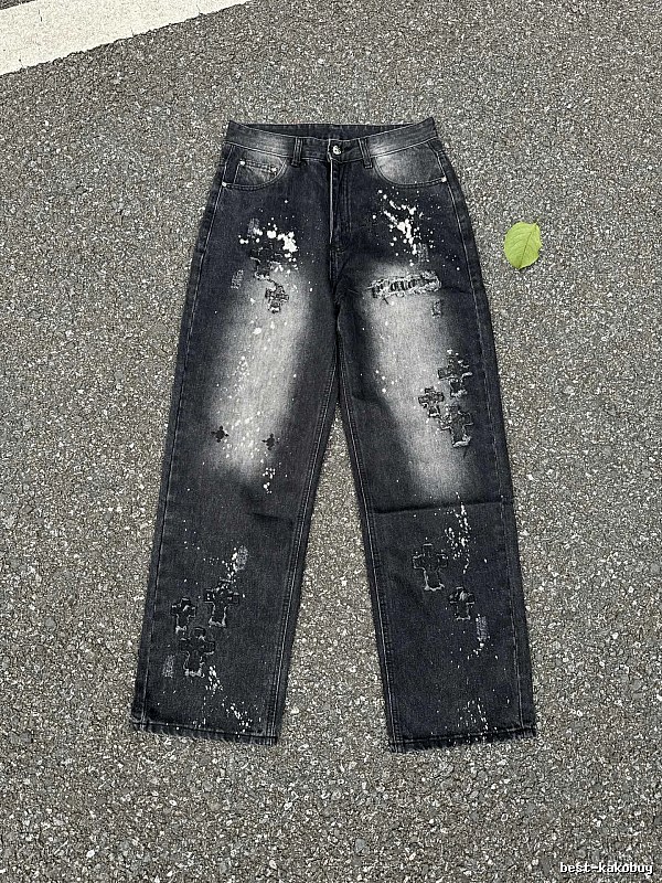 Outdoor Edit Splatter Jeans - Black