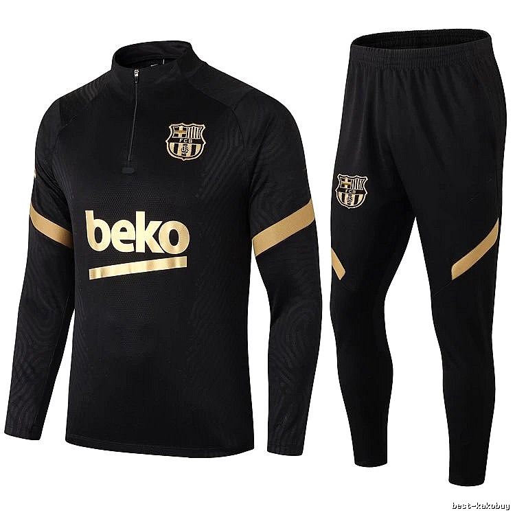 Paris Saint-Germain 2021-22 Black Training Tracksuit Set Clean Colorway