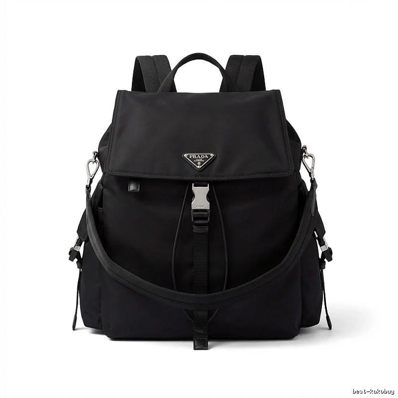 Prada classic black backpack