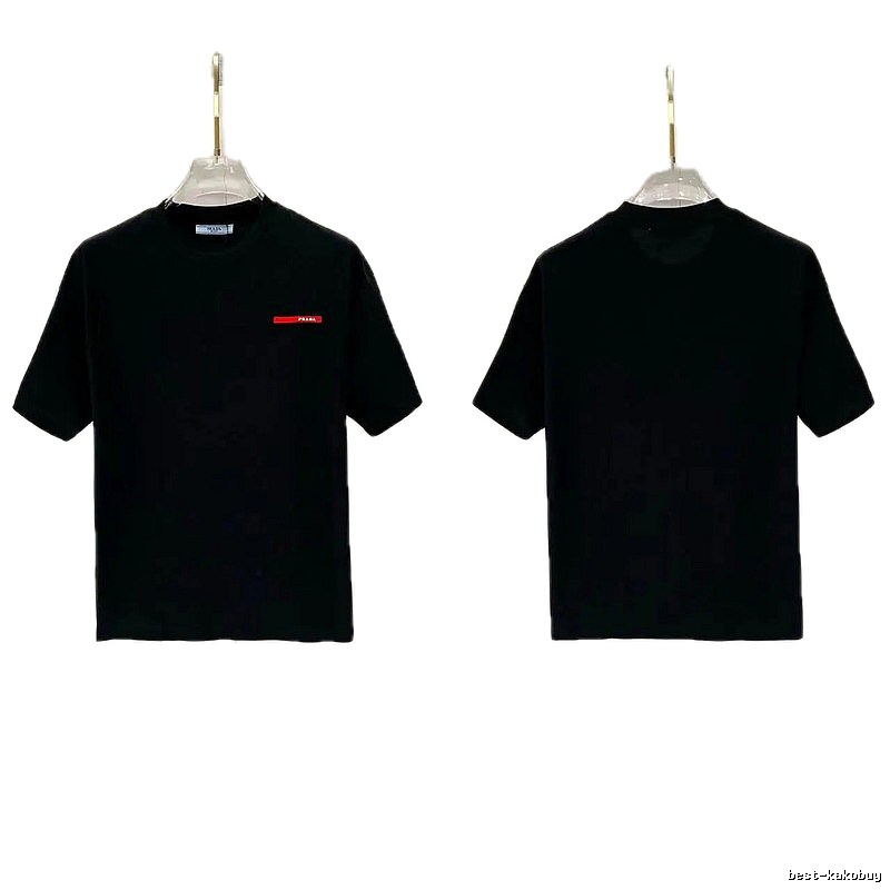 Prada Red Label Minimalist Black Short-sleeve T-shirt