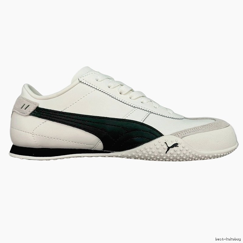 PUMA retro black and white sports shoes