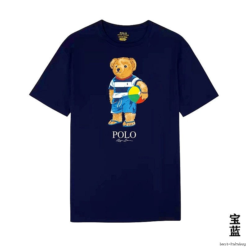 Ralph Lauren Bear Trend Brand Sapphire Blue T-shirt