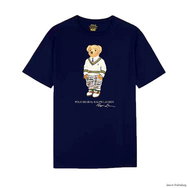 Ralph Lauren Bear Trend Brand Sapphire Blue T-shirt