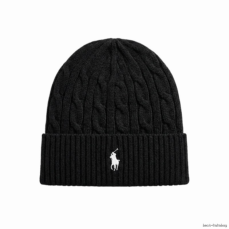 Ralph Lauren Polo Black Knitted Hat