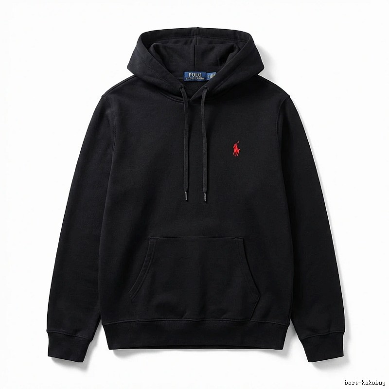 Ralph Lauren Polo hooded black sweatshirt