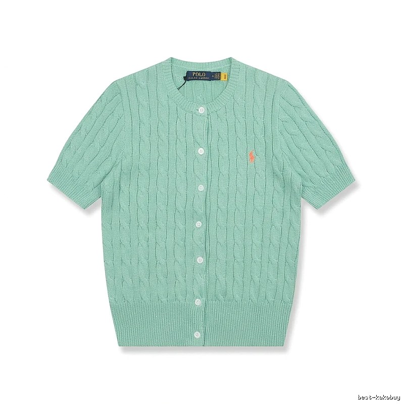 Ralph Lauren Polo light green knitted cardigan