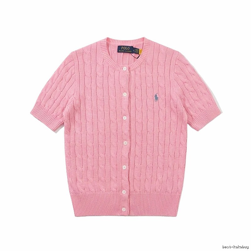 Ralph Lauren Polo pink knitted cardigan