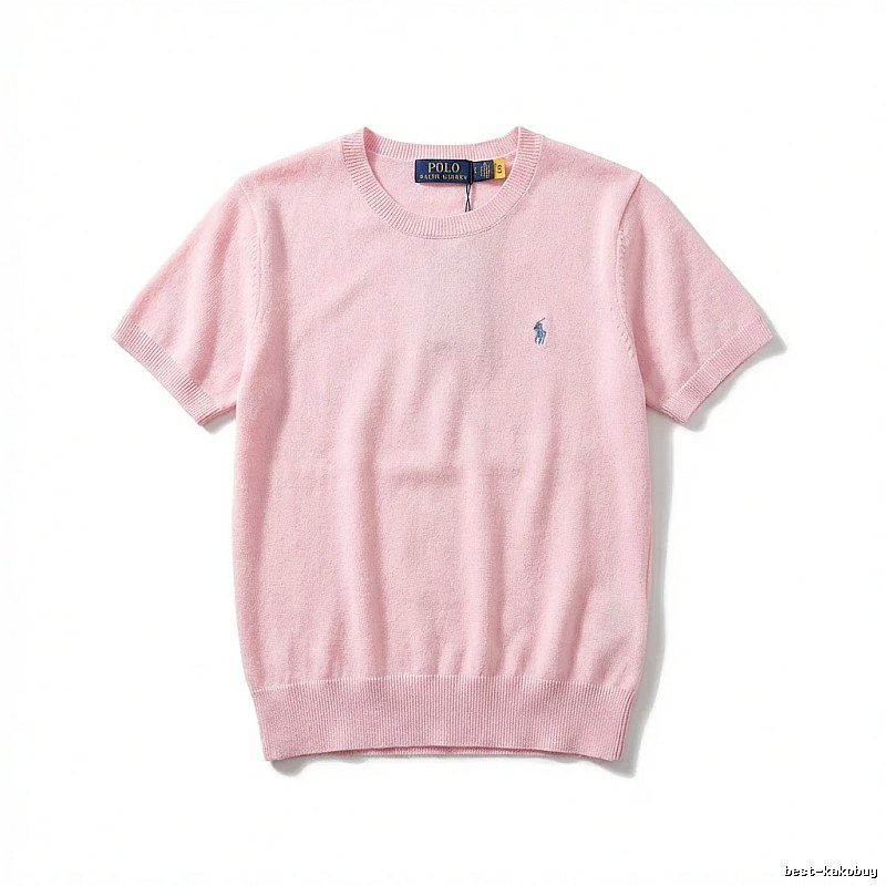 Ralph Lauren Polo pink trendy brand short-sleeve shirt