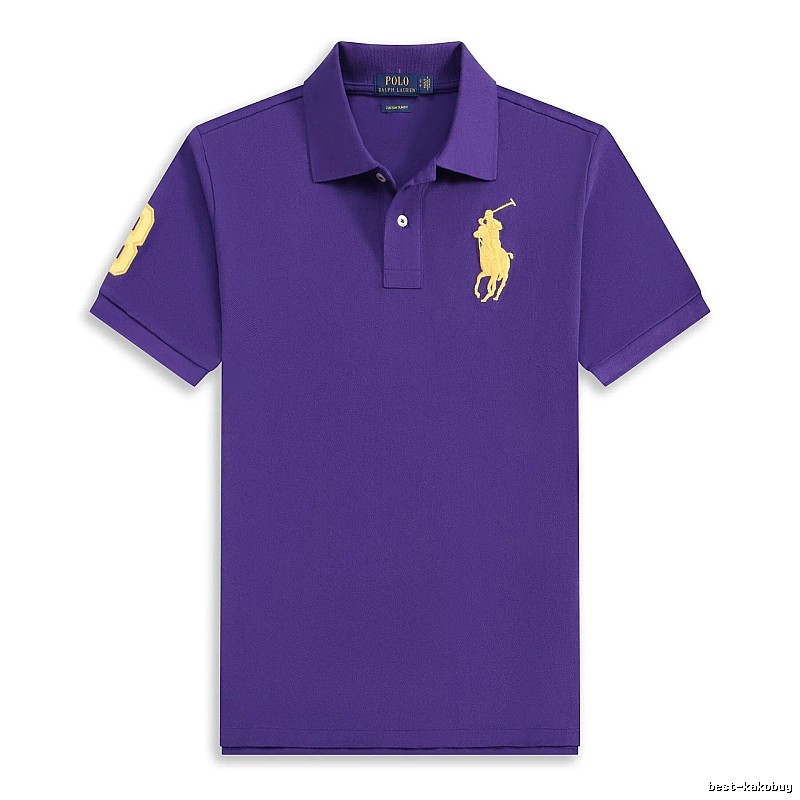 Ralph Lauren Polo Purple Classic Style Short-Sleeve