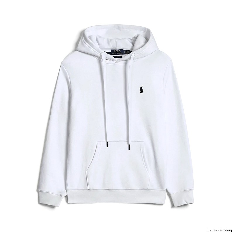 Ralph Lauren Polo white hooded sweatshirt