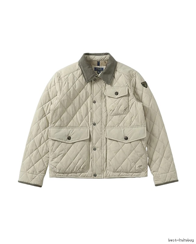 Ralph Lauren quilted retro-style cotton jacket